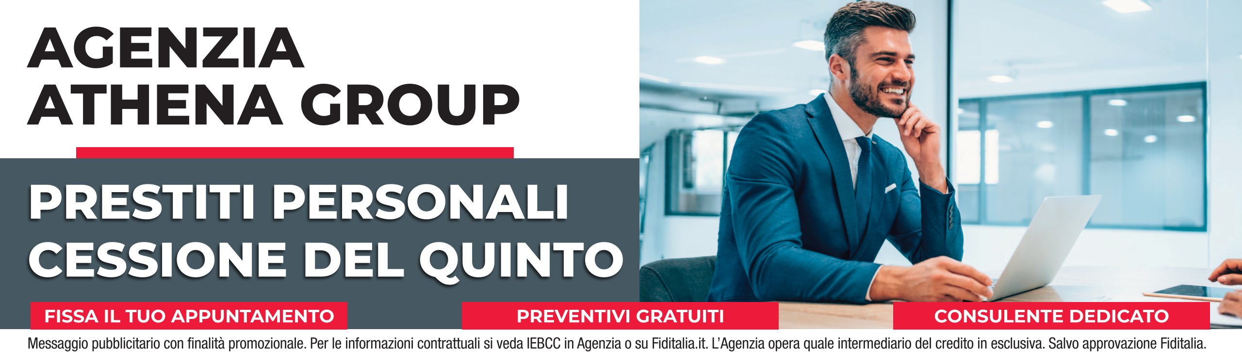 Contatti Agenzia Athena Group filiali Fiditalia - Prestiti personali, Cessione del quinto